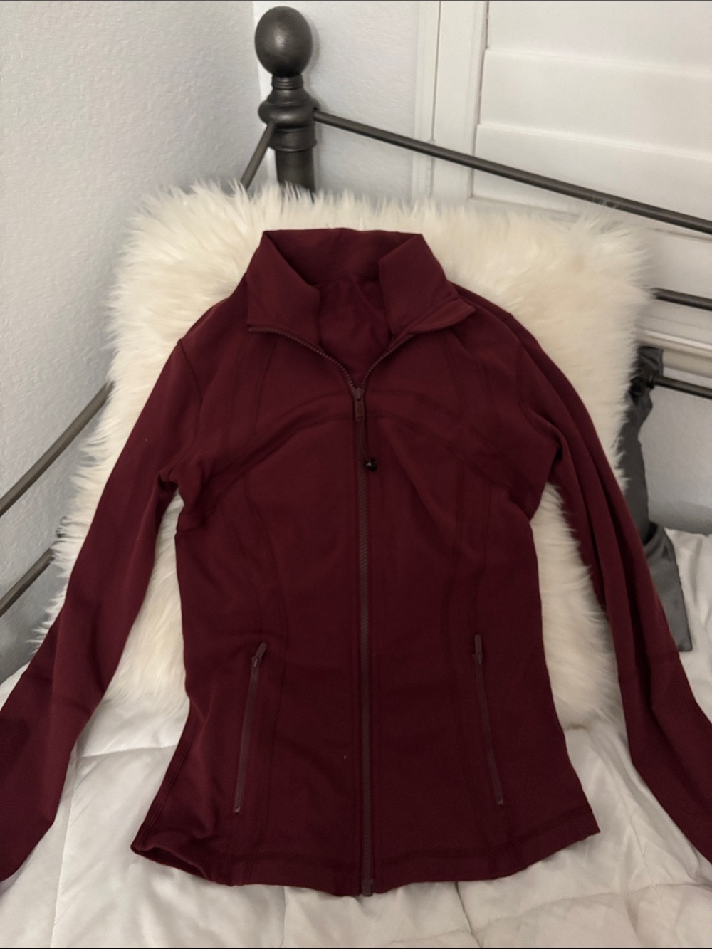 Lululemon Women’s Zip-Front Athletic Jacket - Burgundy